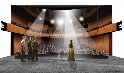 Royal Academy of Music proposed Theatre Interior  © Ian Ritchie Architects Ltd